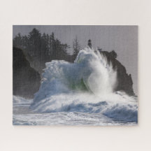 Storm Wave på Kapdissektionens fyr