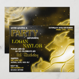 Storm Wolf Astral Glow Inbjudningar