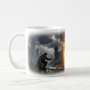 Stormbelyst Krigares Resa Bortom Ruiner Mugg