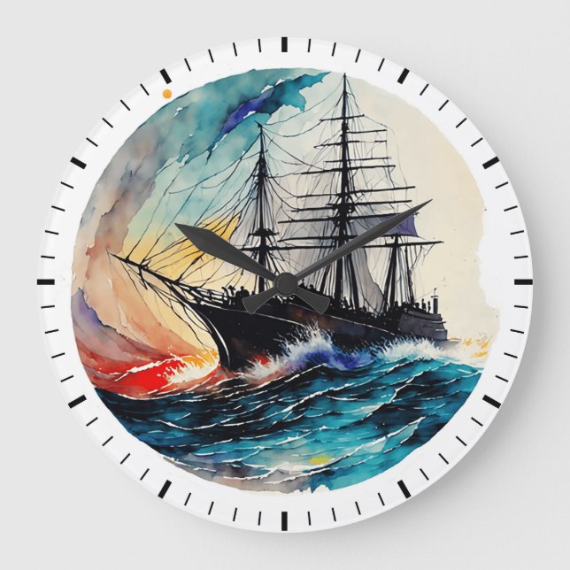 Stormbound Voyage Stor Klocka (Framsida)