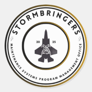 Stormbringers Stickers Runt Klistermärke