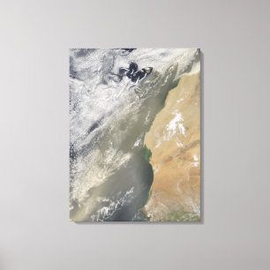 Stormby av västra afrika canvastryck