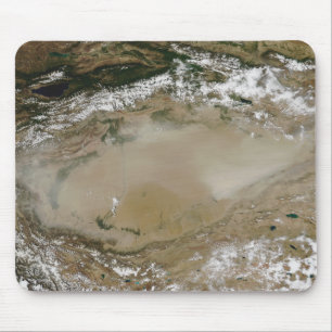Stormby i den Taklimakan öknen, western china Musmatta