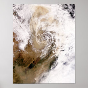 Stormby i nordlig china poster