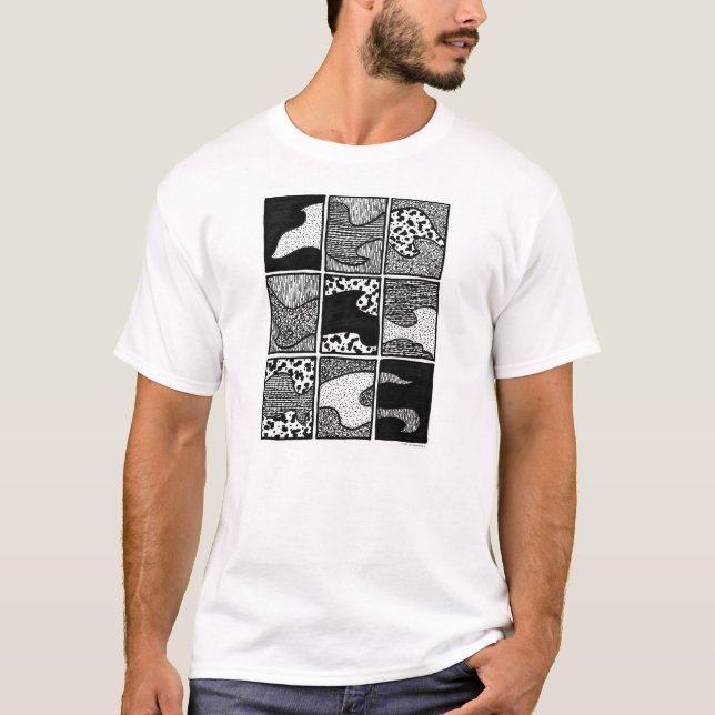 "Stormby" manar T-tröja Tee (Framsida)