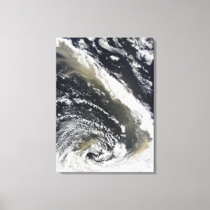 Stormby som blåser över det Tasman havet Canvastryck