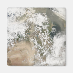 Stormbyar över mellan östern magnet