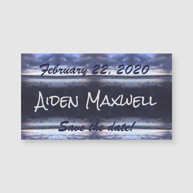 Stormdagen Spara datum magneter (Framsida)