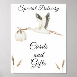 stormdusch - kort och presenter poster