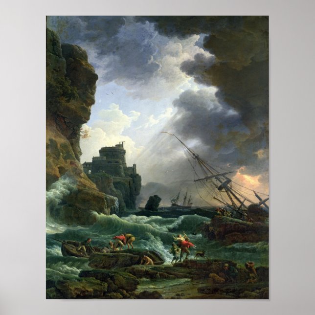 Stormen, 1777 poster (Framsidan)