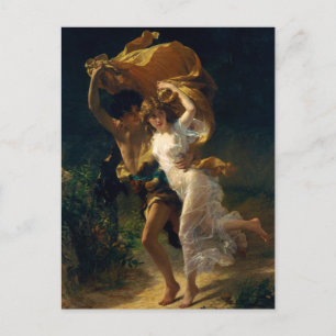 Stormen av Pierre Auguste Cot (1880) Vykort