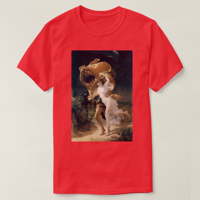 Stormen av Pierre Auguste Cot Renaissance Art T Shirt (Design framsida)