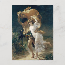 Stormen av Pierre Auguste Cot Vykort