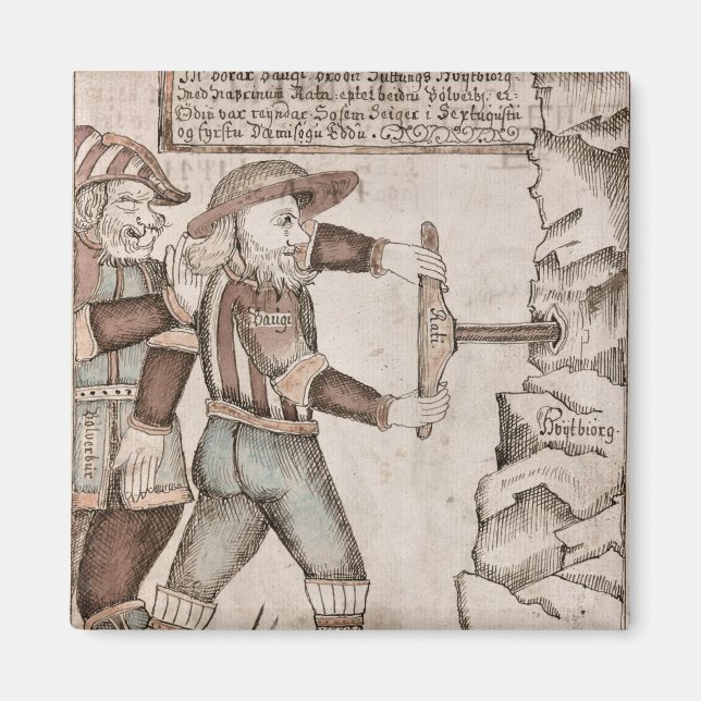 Stormen Baugi, övertalad av Odin Magnet (Framsidan)
