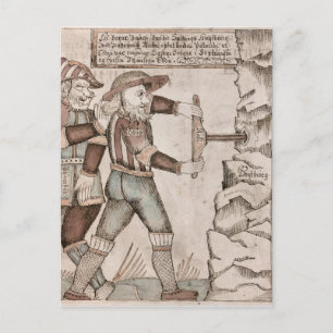 Stormen Baugi, övertalad av Odin Vykort