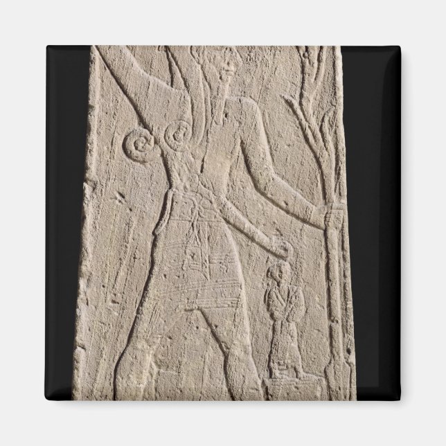 Stormen-guden Baal med en åskbult Magnet (Framsidan)