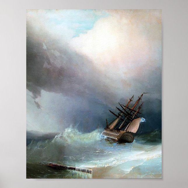 Stormen Ivan Aivazovsky Poster (Framsidan)