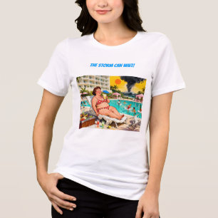 ”Stormen kan vänta” – En självförnekelse tecknad f T Shirt