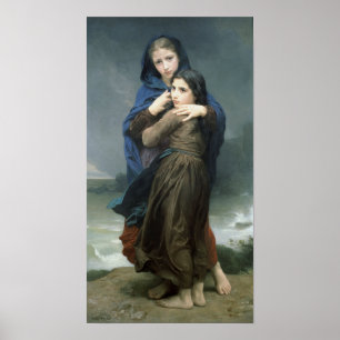 Stormen (L'Orage) av Bouguereau Poster