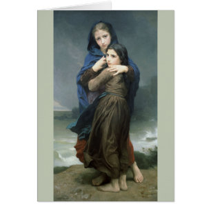 Stormen (L'Orage) vid Bouguereau Hälsningskort