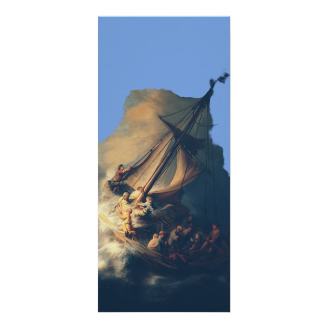 Stormen på Galilees hav Reklamkort (Framsidan)