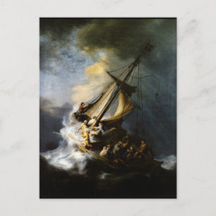 Stormen på Galilees hav Vykort