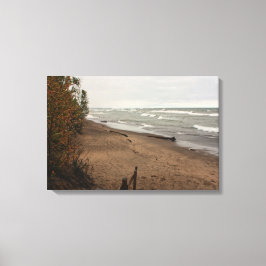 Stormen på Lake Superior Canvastryck