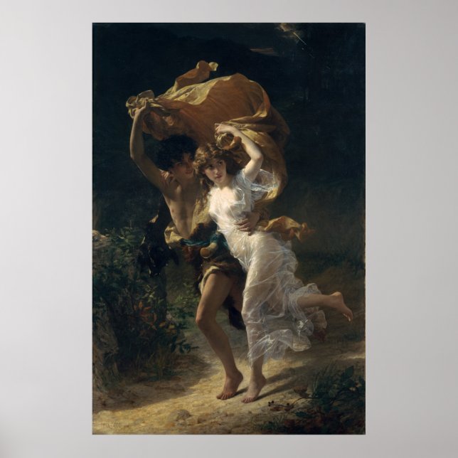 Stormen - Pierre-Auguste Cot Poster (Framsidan)