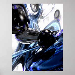 Stormen skuggar den abstrakt affischen poster
