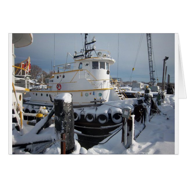 Stormen snö 2010 133 hälsningskort (Framsidan Horizontal)