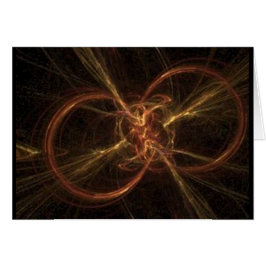 Stormen sol hälsningskort