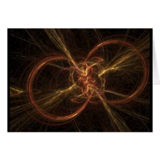 Stormen sol hälsningskort