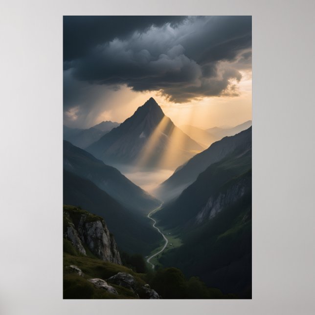 Stormens nedstigning poster (Framsidan)