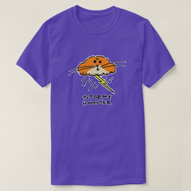 Stormig Hamsterutslagsplats T-shirt (Design framsida)