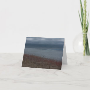 Stormig sjönotecard kort