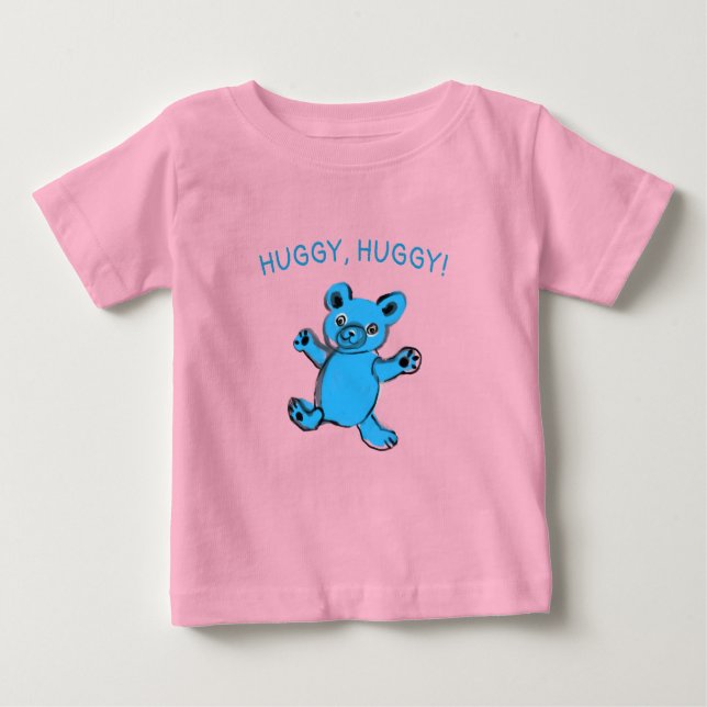 stormig, vidrig, nalle baby T-Shirt (Framsida)
