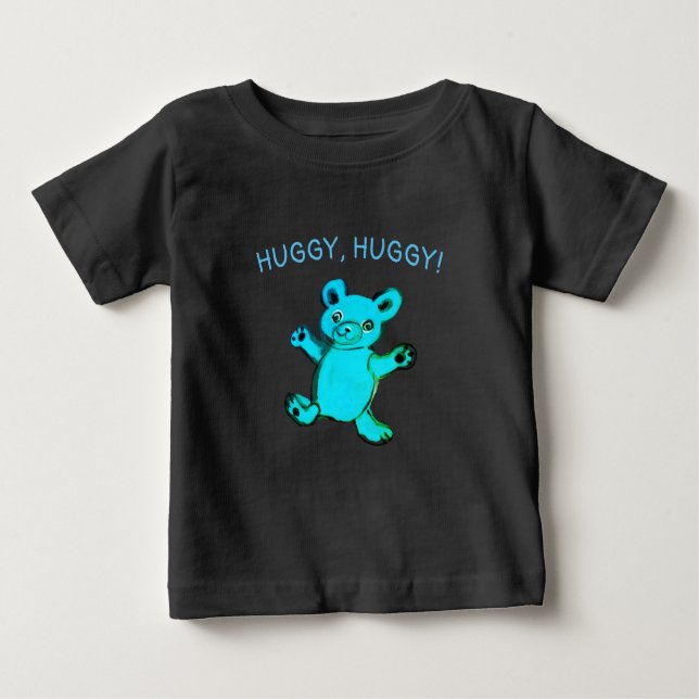 stormig, vidrig, nalle t shirt (Framsida)