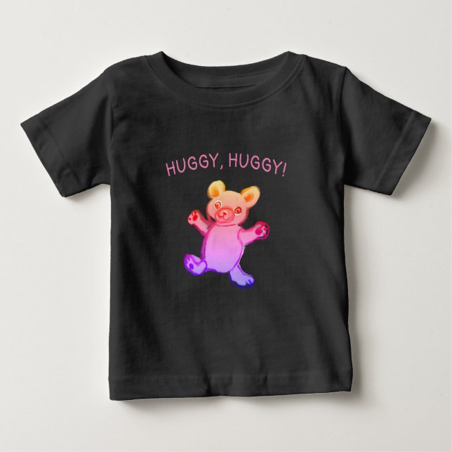 stormig, vidrig, nalle t shirt (Framsida)