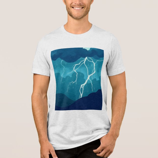 stormiga himlar t shirt (Framsida)