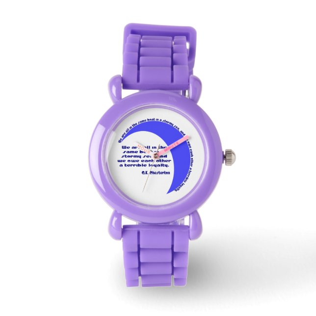 Stormigt hav lojalitet armbandsur (Framsida)