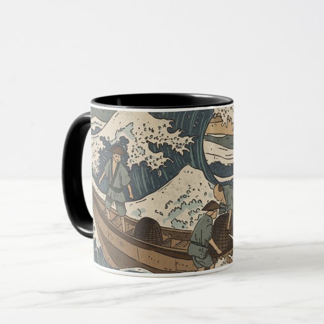 Stormigt hav mugg (Framsida vänster)
