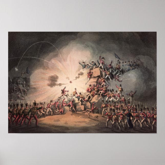 Storming av Ciudad Rodrigo, vattnat av Poster (Framsidan)