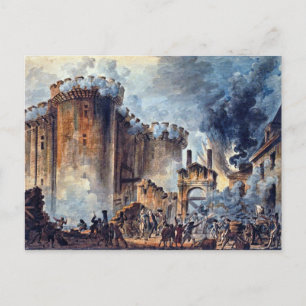 Storming Bastille 1900, Paris Vykort
