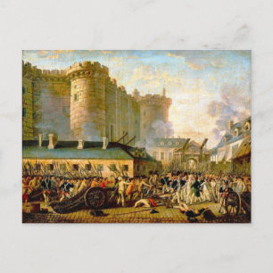 Storming the Bastille, 1900, Paris Vykort