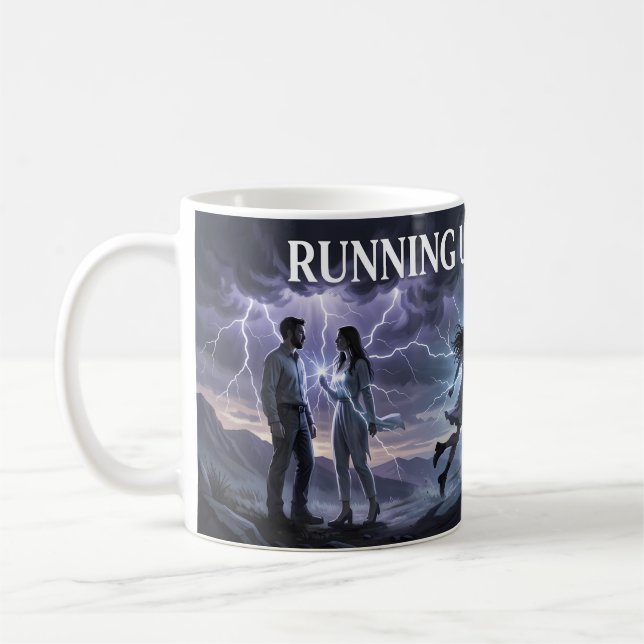 Stormjakt Kärlek och Öde Poster Kaffemugg (Vänster)