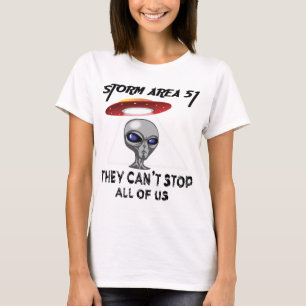 Stormområde 51 kan de inte stoppa allihop - Rush T Shirt