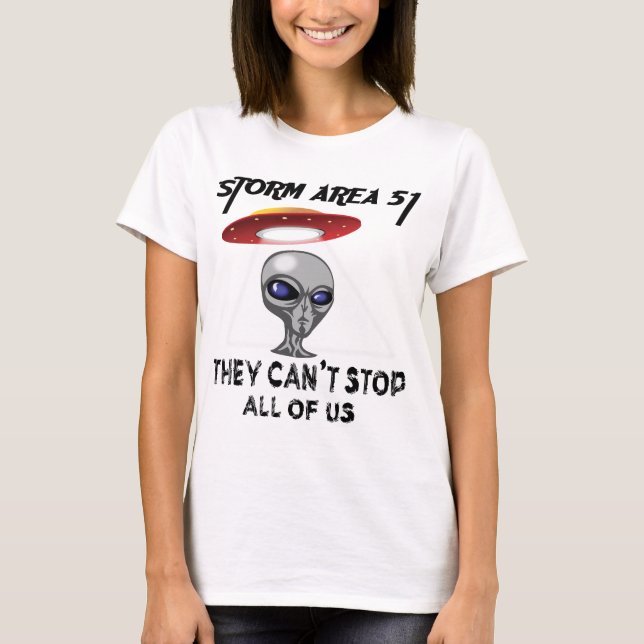 Stormområde 51 kan de inte stoppa allihop - Rush T Shirt (Framsida)