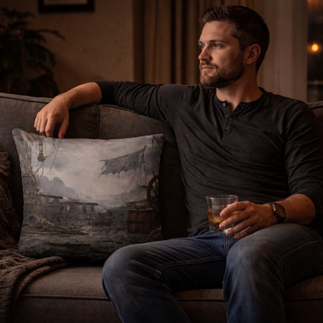 Stormrester — Efterdyningar av piratskepp Kuddcove Kudde (Skapare uppladdad)