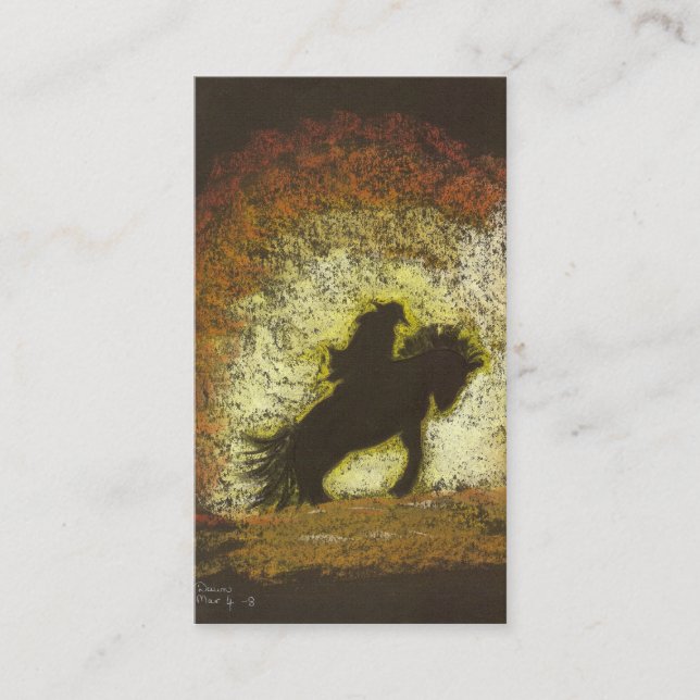 stormryttare visitkort (Framsida)