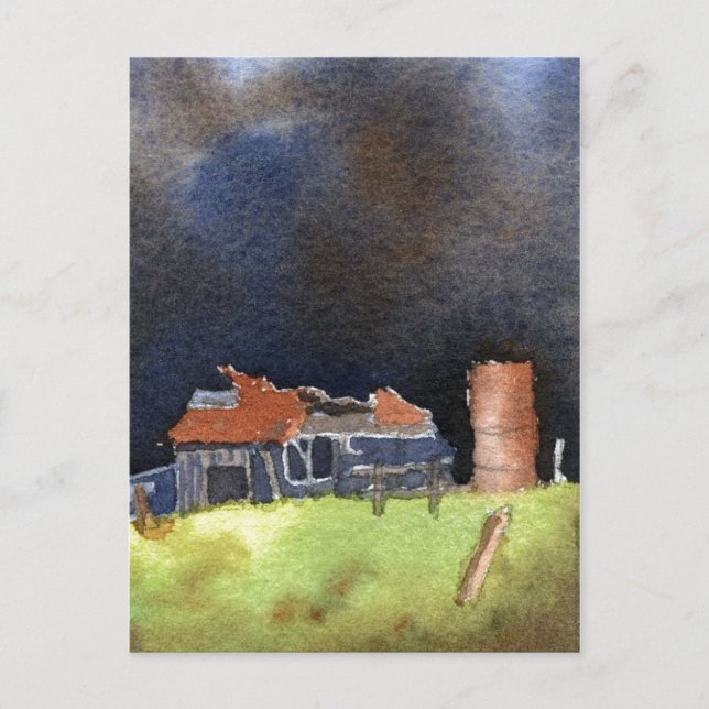 "Storm's Coming #5" Land-vykort Vykort (Framsida)